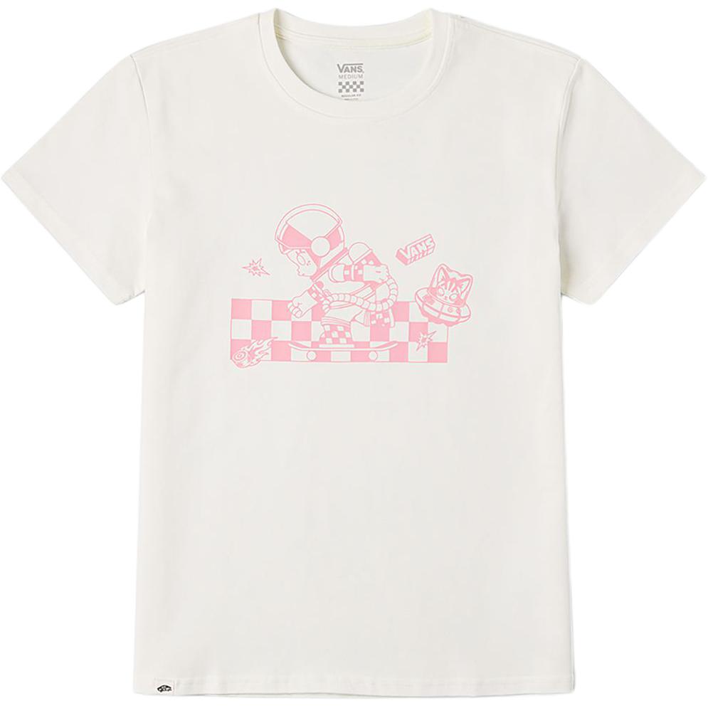 

Vans X Space Molly Collaboration Simple Round Neck Soft Skin-Friendly Short Sleeve T-Shirt Women Tops VN000RA9FS8 L