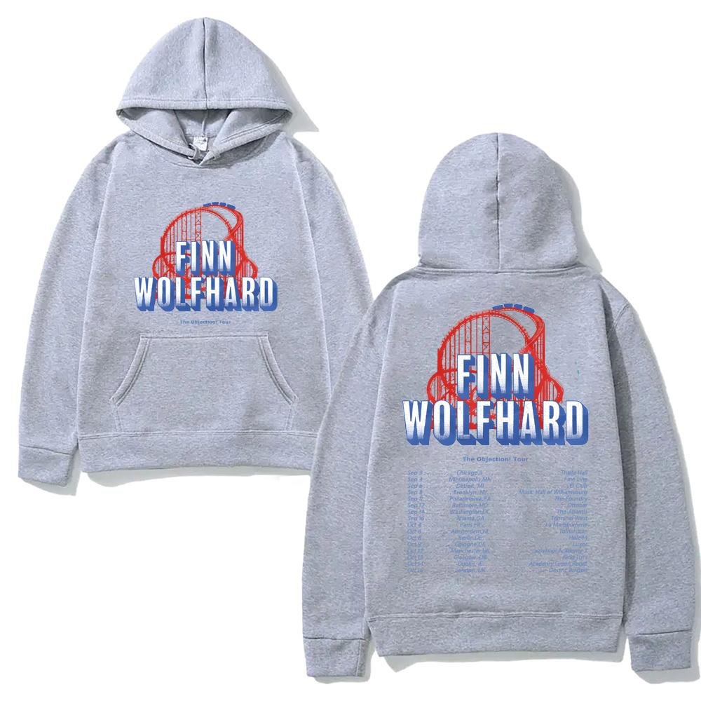 Finn Wolfhard BAND 2025NEW Hooded for Autumn Winter Aesthetic Sweatshirt with Hooded Casual Fleece Clothes Casual Hoody