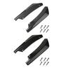 Universal Rear Bumper Lip Spoiler ABS Carbon Fiber Style Diffuser Easy Installation