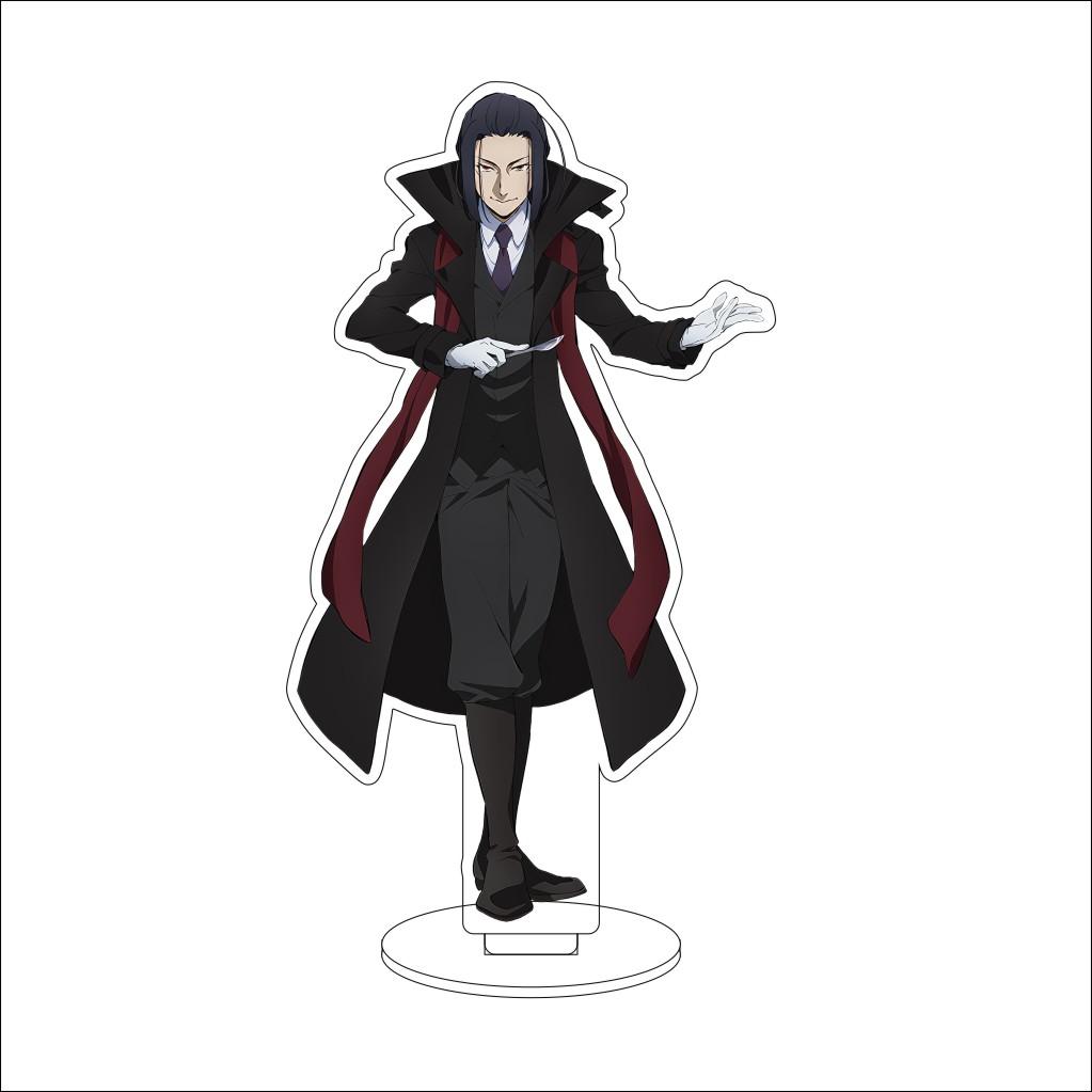 16CM Anime Cosplay Acrylic Stand Ornaments Edogawa Rampo Kunikida Doppo Dazai Osamu Figure Stand Halloween Christmas Gifts