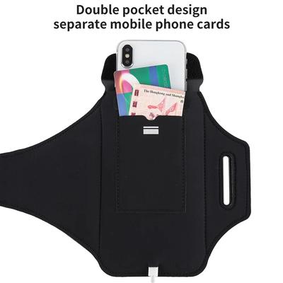 Outdoor Running Mobile Phone Armband for Men Women Fitness Running Armband Exercise Arm Bag for IPhone 16 15 14 13 12 Pro Max