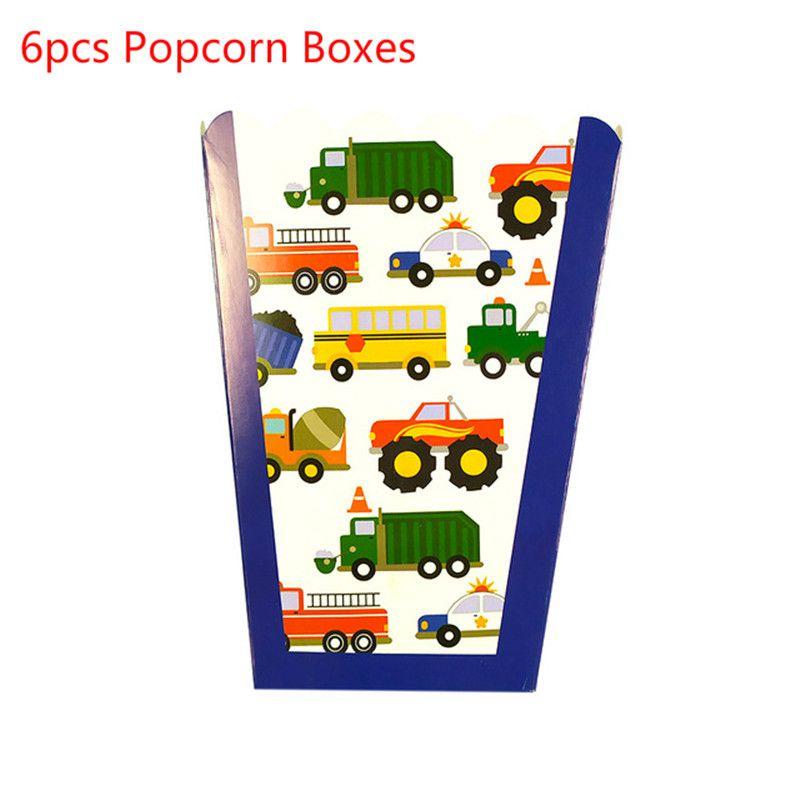 Engineering Car Childrens Birthday Party Theme Decoration Tableware Disposable