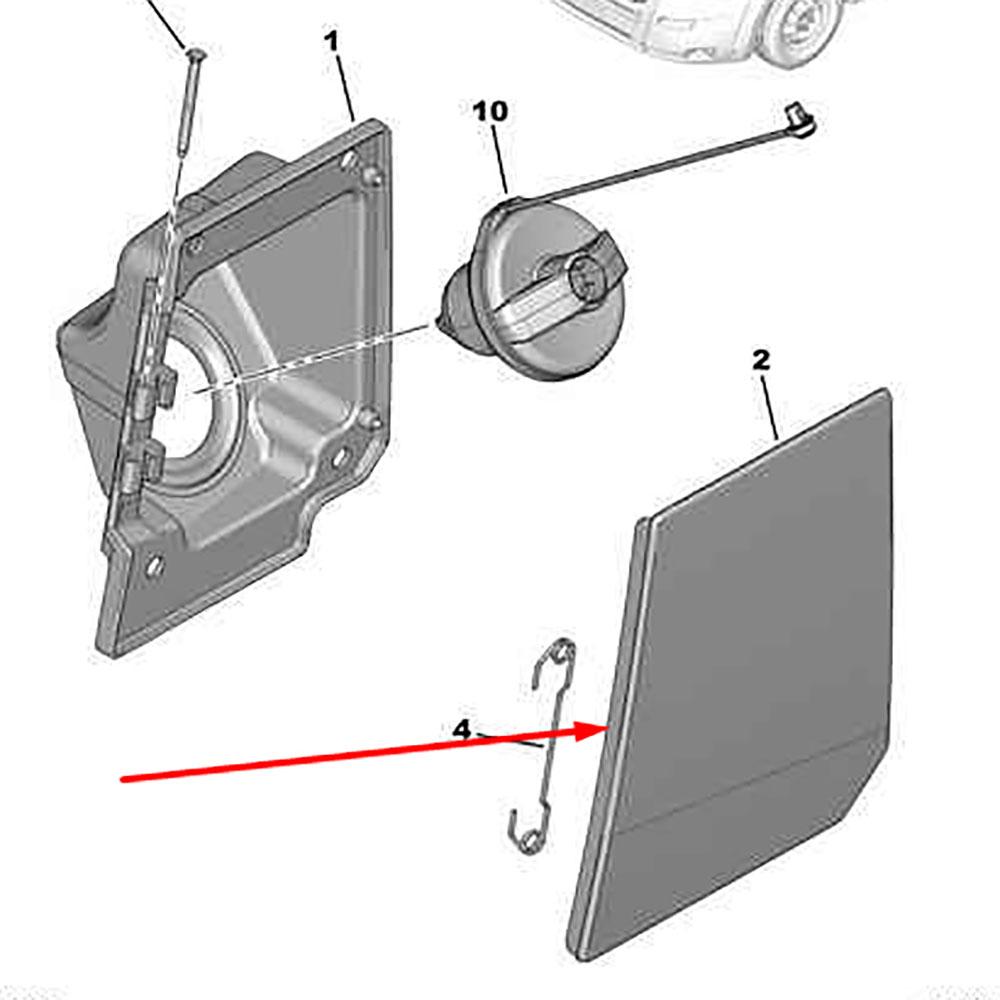Fuel Hatch Valve 1517H0 for Peugeot Boxer Citroen Jumper