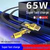 65W 4-in-1 Super Fast Charging Data Cable for Apple & Huawei Devices
