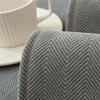 Chenille Herringbone Pattern Sofa Cushion Four Seasons Universal Non-Slip Stain-Resistant Japanese Simple Solid Color Sofa Cover Cover Cloth