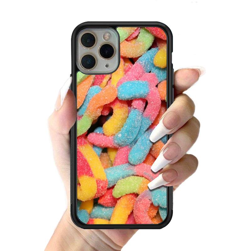Cute Food French Fries Sweets Phone Case Silicone PC+TPU Case for iPhone 11 12 13 Pro Max 8 7 6 Plus X SE XR Hard Fundas