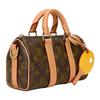 Louis Vuitton Keepall Monogram Grid Coated Canvas Shoulder Bag, Crossbody Bag, Handbag 25 Men's Brown M29296