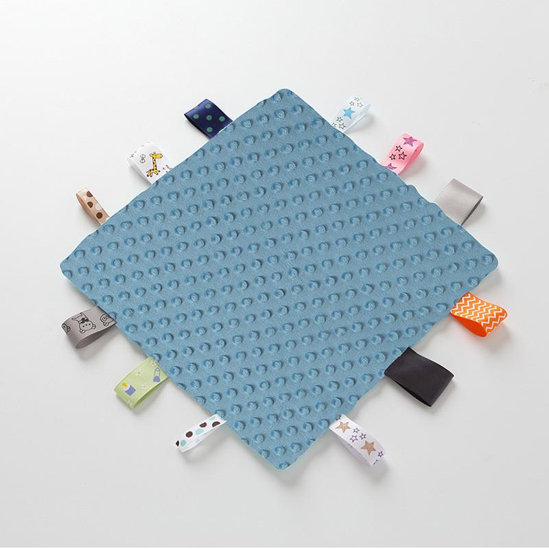Baby Plush Comforter Sleep Aid With Solid Color For Newborns And Infants