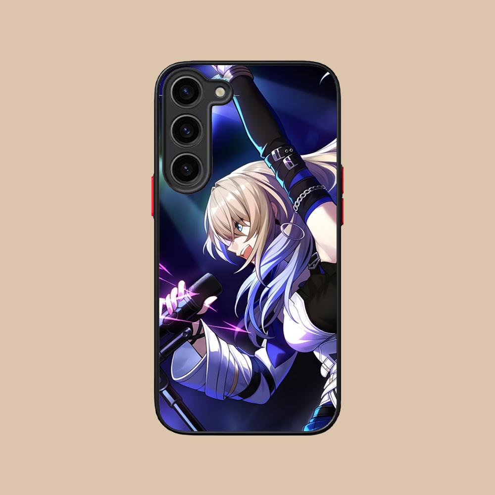 HSR Serval Silicone Mobile Phone Case for Samsung Galaxy S26 S25 S24 S23 S22 S21 Plus FE Ultra Colorful Cover