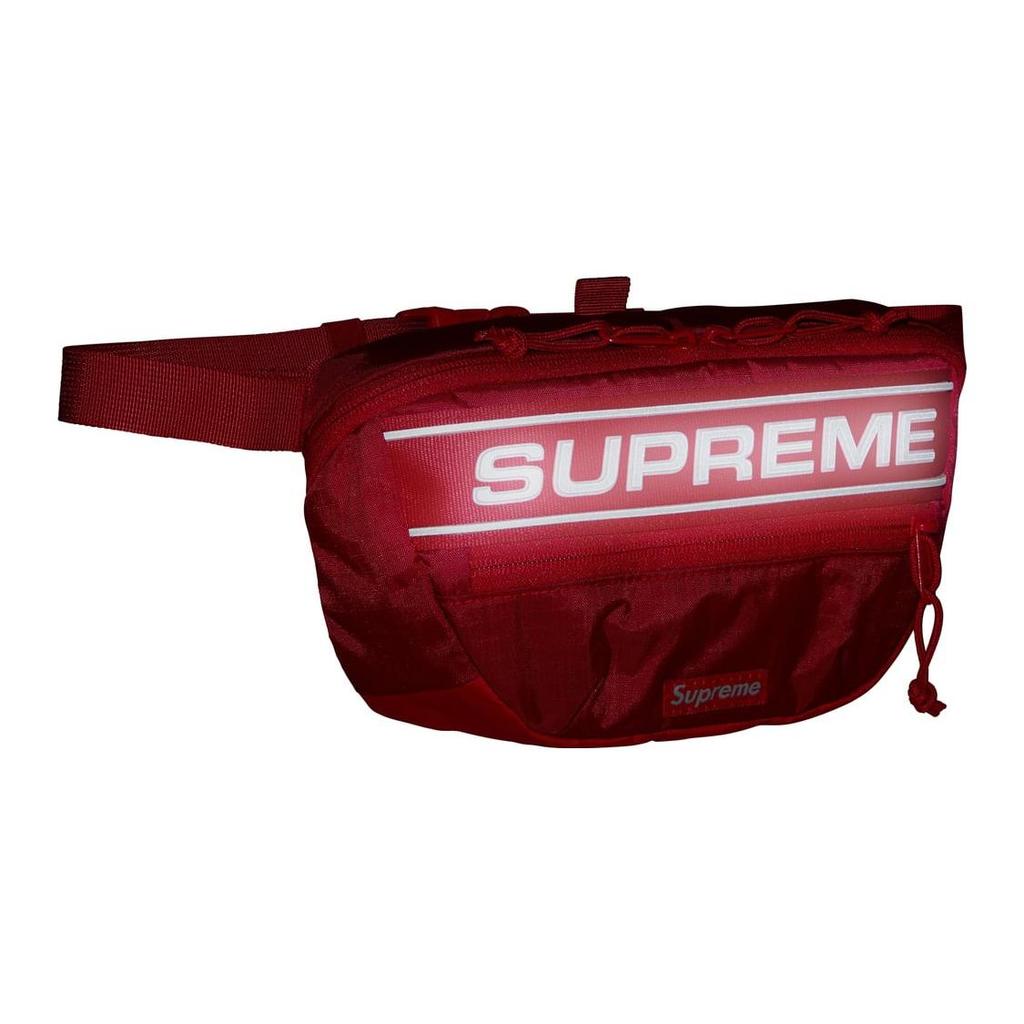 New Supreme Waterproof Nylon Crossbody Bag, Fanny Pack Regular Unisex Red SUP-FW23-0813