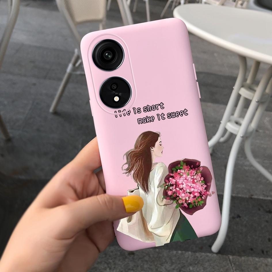 Für OPPO Reno8 T 5G Hülle Cover OPPO A78 Leopard Handyhülle Niedliche Kuh Weiche Rückseite Für OPPO Reno 8T 5G A 78 OPPOA78 A1 Pro Hülle