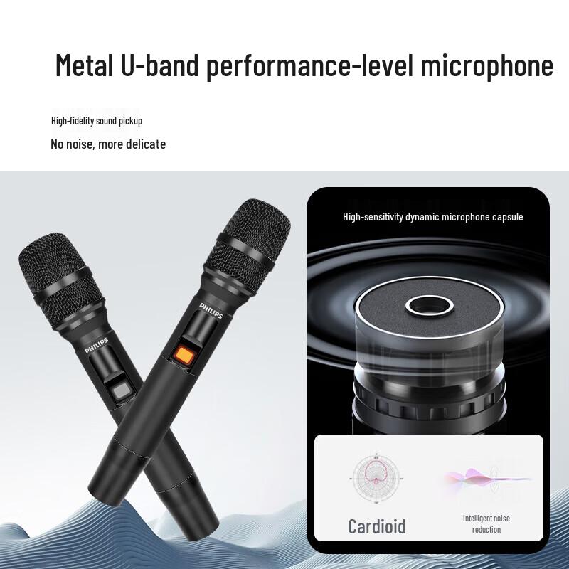 Philips SD659Pro Portable KTV Speaker System with Display CN plug (adapter included) (CN version)