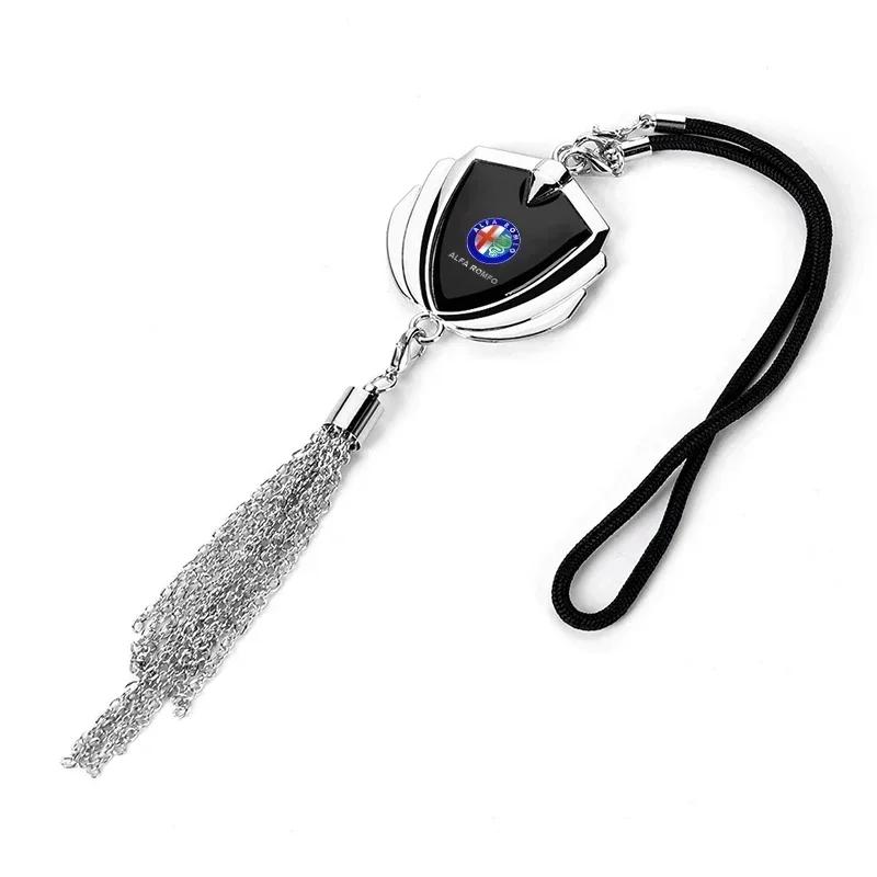 New Auto Rearview Mirror Pendants Car Interior Decoratoin Accessories for Alfa Romeo 4C 159 Spider Giulia Giulietta 156 147