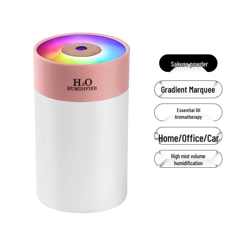 Portable USB Silent Air Humidifier with Large Spray - Ideal for Home, Car, and Logo Gifts