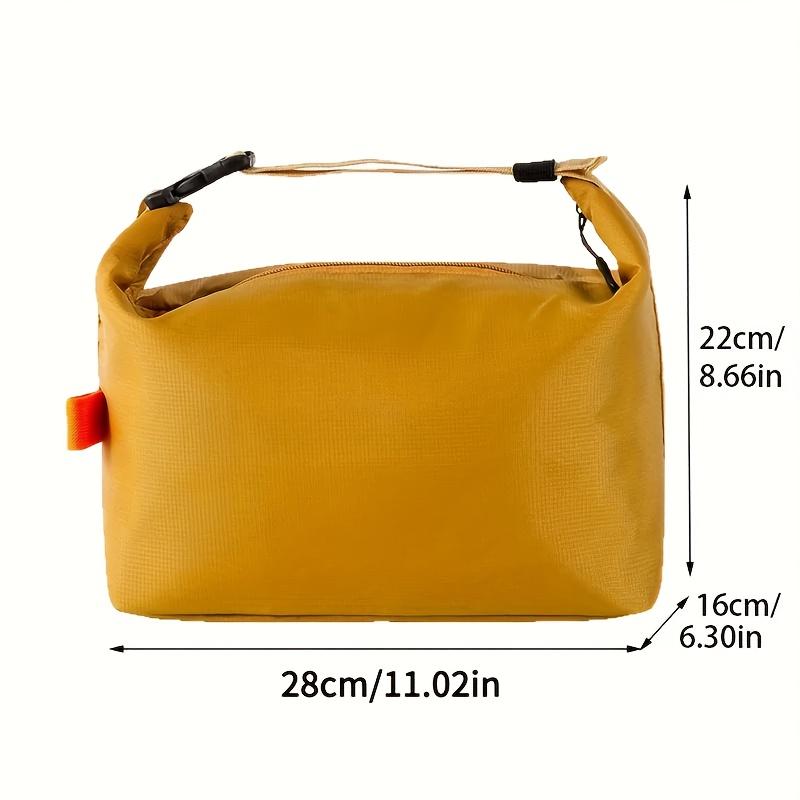 

Insulated Lunch Bag for Office Workers, Large Capacity Handheld Bento Box with Shoulder Strap.For Outdoor Camping Picnic Storage