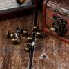 35 Stück runde Mini-Knöpfe – perfekt für Schmuckschatullen und kleine Möbel. Runde Metallgriffe im Vintage-Stil für Schubladen, Schmuck-Organizer-Knöpfe mit Schrauben.