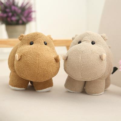 Simulation Elephant Hippo Plush Toy Soft Stuffed Cartoon Animal Doll Home Decoration Baby Kids Birthday Christmas Gift
