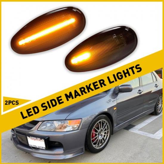 2X Side Fender Lamp signal Light fits Mitsubishi Lancer Outlander CS3A 2003-2006