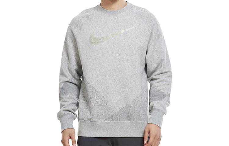 

Nike Sweatshirts Men s Gray Crew Neck Moderate Regular 846035-010 M