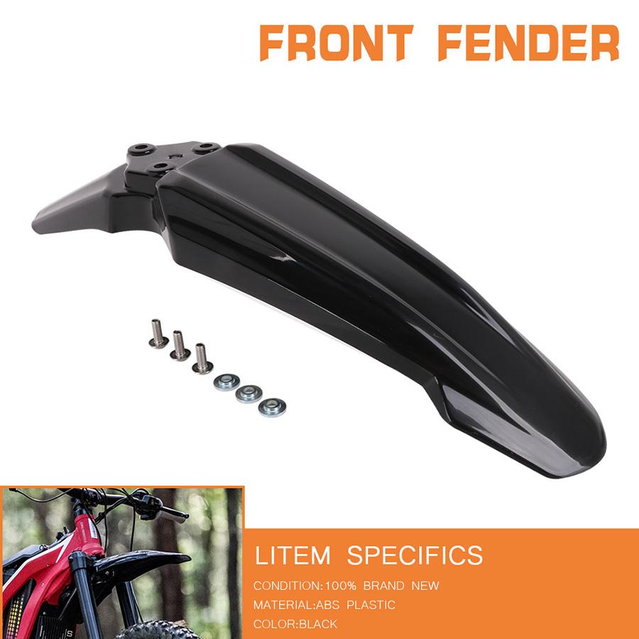Motorcycle Black Front Fender Mudguard Cover Protect For Sur-Ron Quality Plastic