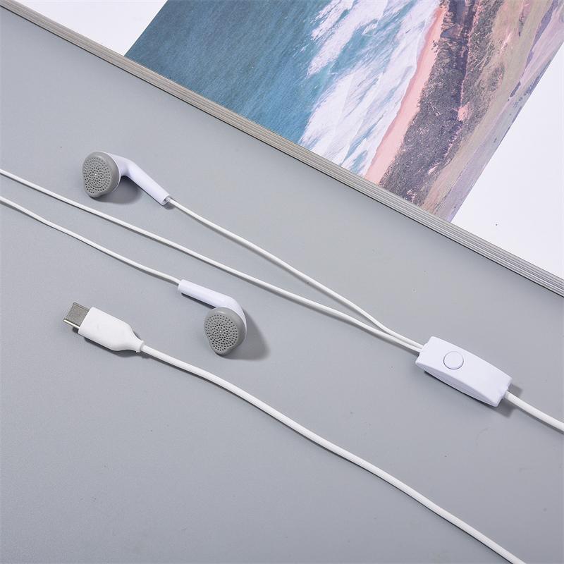 For Samsung Type C Earphone S5830 Wired With Microphone Headset For Samsung Galaxy A55 A54 A53 A73 A35 A33 F55 M35 Z Flip 6 5 4 7