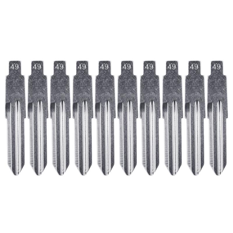 

A49 HU46 Key Blank Strong Metal Metal Replacement Key Blank Permanent Metal Key Vehicle Accessories for Car