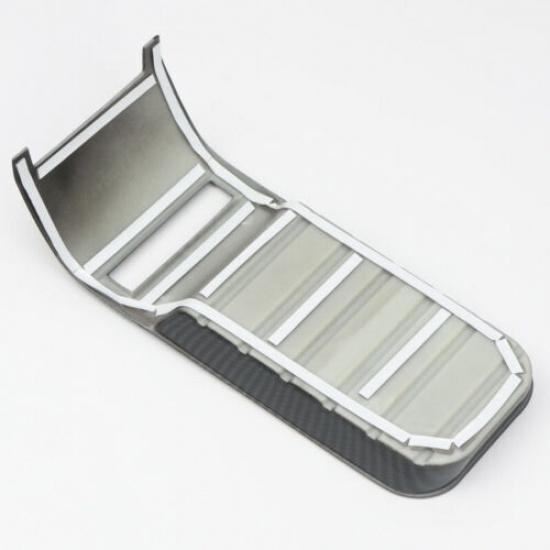 Carbon Fiber Inner Armrest Box Decoration Cover Trim for Toyota Tundra 2014-
