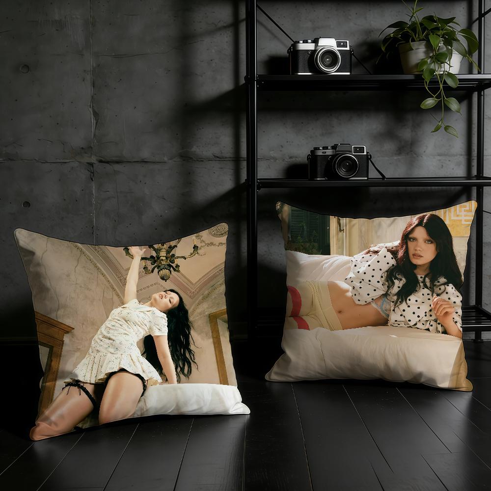 AAlessi Rose Singer Cushion Cover Birthday Anniversary Gifts Double Sided Printed Zipper Cushion Cover Soft Skin Bedding