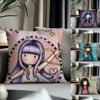 Viral SSantoro Gorjussied Cushion Cover Antidustmite Pillowcase Invisible Zipper Silky Short Plush Sofa Cushion Cover