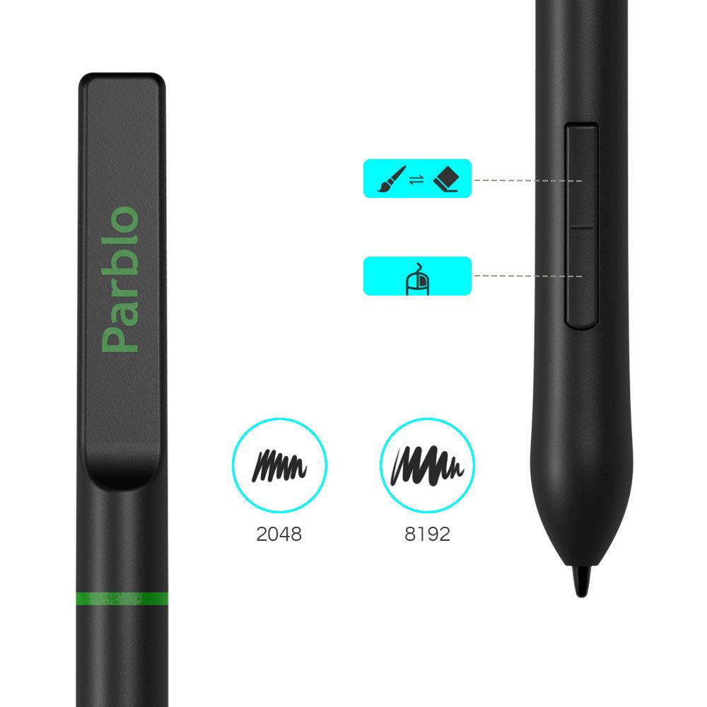 Parblo A640 V2 Graphics Tablet