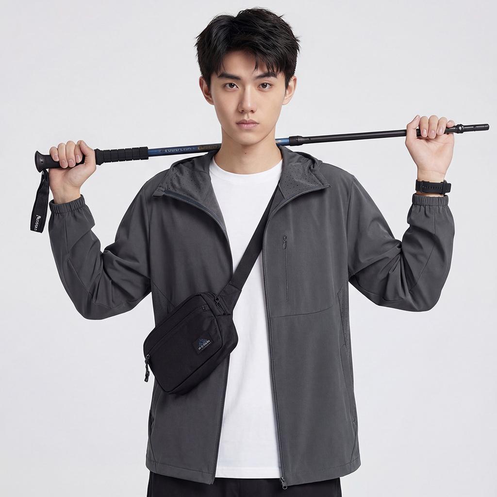 New High-end Sunscreen Clothing, UV Protection for Men and Women, Summer Outdoor Sports, Ice Silk, Thin, Breathable, Comfortable and Casual