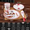 Chinese Style Commercial Melamine Tableware Set