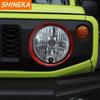 SHINEKA Auto Frontscheinwerfer Lampe Dekoration Abdeckung Aufkleber für Suzuki Jimny 2019 2020 2021 2022 2023 2024 Exterieur Zubehör