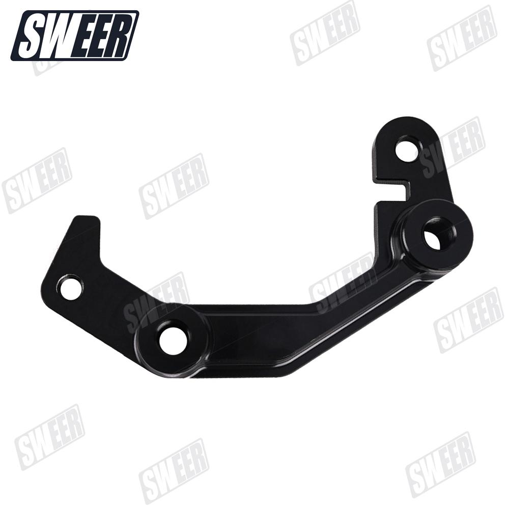 Motorcycle Front Caliper Rear Shift Adapter Suitable For Yamaha XMAX300 Modification Front Caliper Rear Shift Bracket чёрный
