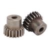 2PCS Set RC Metal Pinion Motor Gear Set for HSP 94107 94111 94123 94170 1 10 RC Car19T