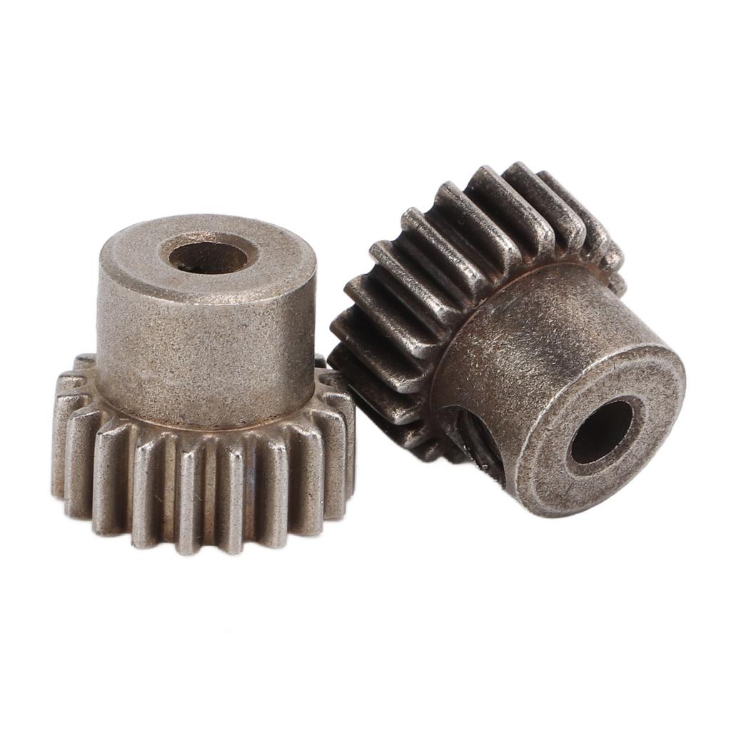 2PCS Set RC Metal Pinion Motor Gear Set for HSP 94107 94111 94123 94170 1 10 RC Car19T
