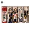 1pc 12/10.5cm Wooden Nutcracker Doll Soldier Miniature Figurines Handcraft Puppet New Year Christmas Ornaments Home Decor random
