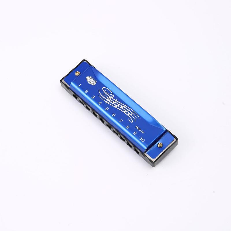 10 Hole Metal Harmonica With Clear Tone & Portable Case, Perfect For Beginners Music Lovers Daily Home Outdoor Practice