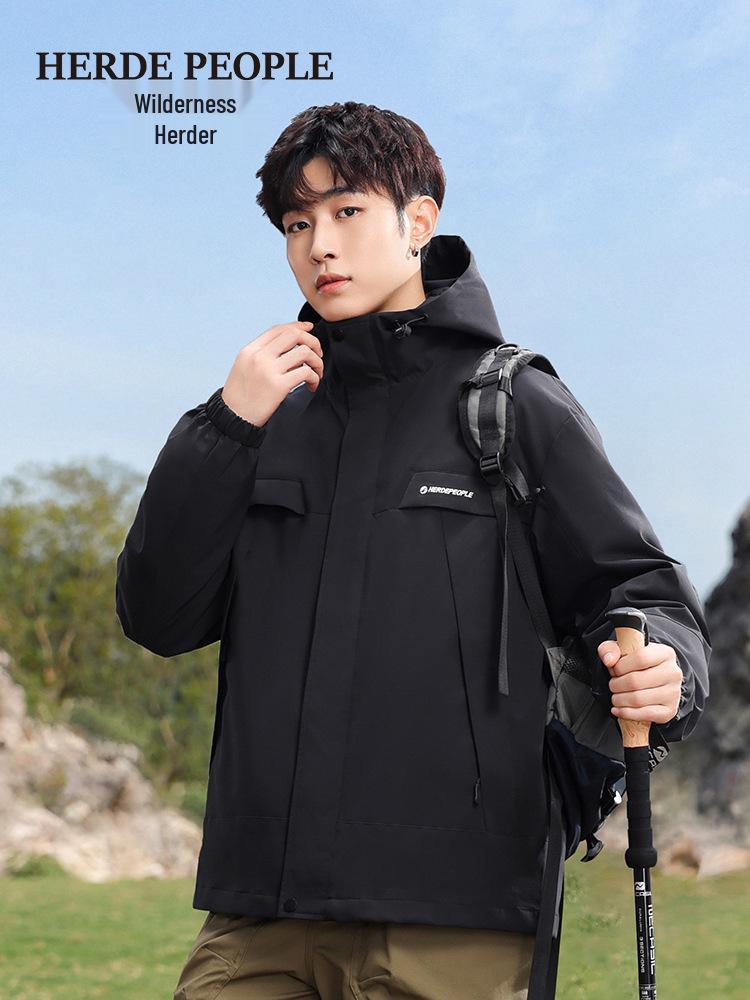 Winter Couple's 3-in-1 Down Jacket - Warm, White Duck Down, Outdoor Casual Wear