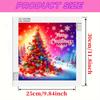 Xmas Tree 5D DIY Diamond Art Painting Kits for Home Office Wall Decor Special Shape Partial Drill Dimond Art Paintings 30x30cm
