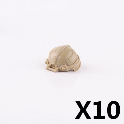 MOC Military Figures Accessories Building Blocks Helmet Night Vision Vest Knee Pads Tactical Belt Protective Mask Toys Kids J068