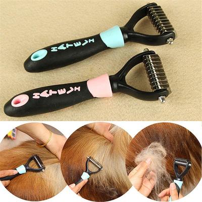 grooming comb with blade