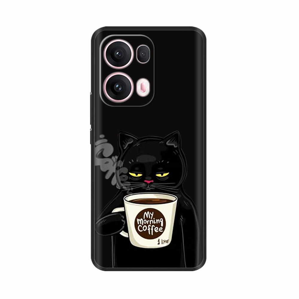 Silicone Case For OPPO Reno 13 Pro Cover CPH2697 PKK110 Cute Cartoon Painted Shockproof Fundas For OPPO Reno 13 5G Reno13 Covers