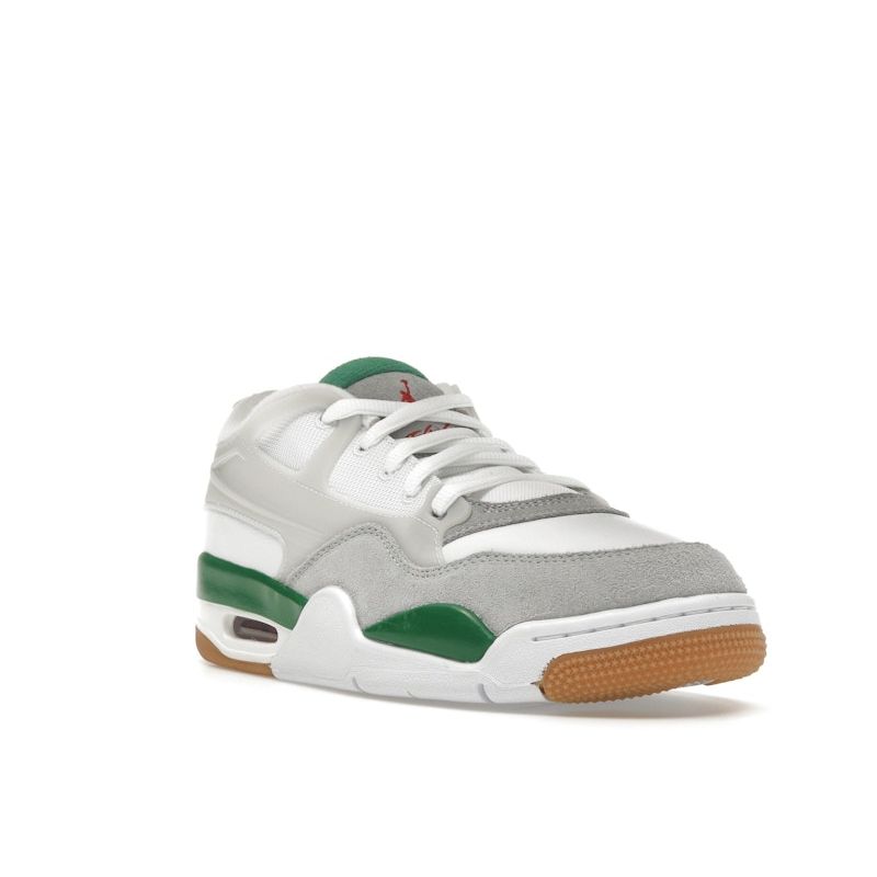 Air Jordan 4 RM Pine Green Unisex Sneakers White Neutral-Grey Wolf-Grey FQ7939-103