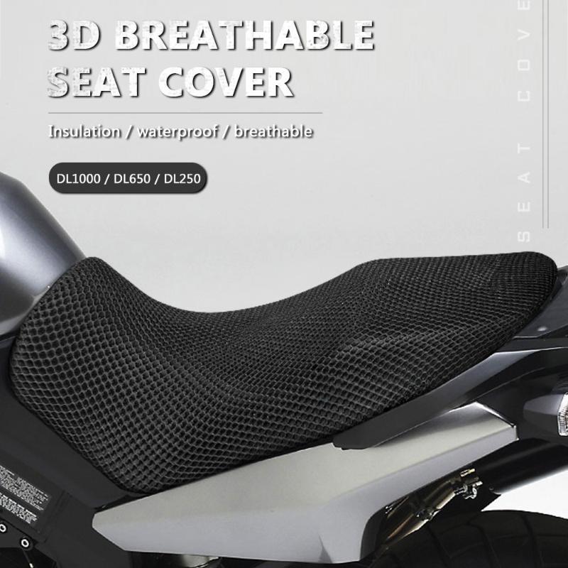 For Suzuki V-Strom VStrom DL650 DL1000 DL250 DL 650 1000 Nylon Fabric Saddle Seat Cover Motorcycle Protecting Cushion Seat Cover