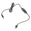 5V 9V 12V Adjustable Power Cable USB To 5.5x2.5mm With Screen For Camera Fan Electronic Device