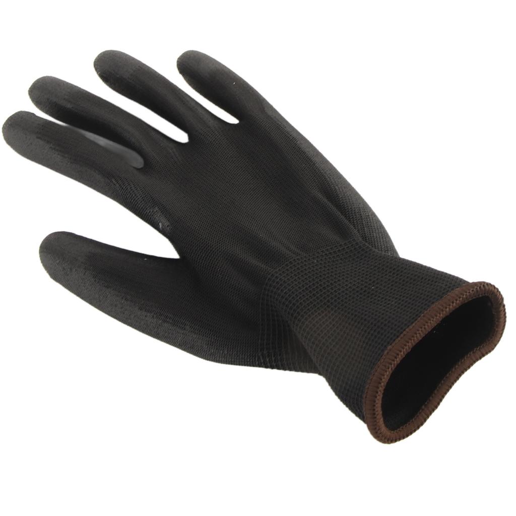 10 Pairs Work Gloves PU Coated Anti Static Safety Working Accessory Tool Set Kit 9L