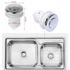 28 32 34mm Pneumatic Push Button Switch Easy Installation Multi-purpose Air Switch Button Pneumatic Air Pressure Switch
