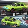 Mini RC Driftauto 1/43 mit Gyroskop, 4WD Vollproportional RC-Auto, 2,4 GHz Hobby-Fernsteuerautos, RTR-Modellfahrzeug, 20+ km/h Hohe Geschwindigkeit für