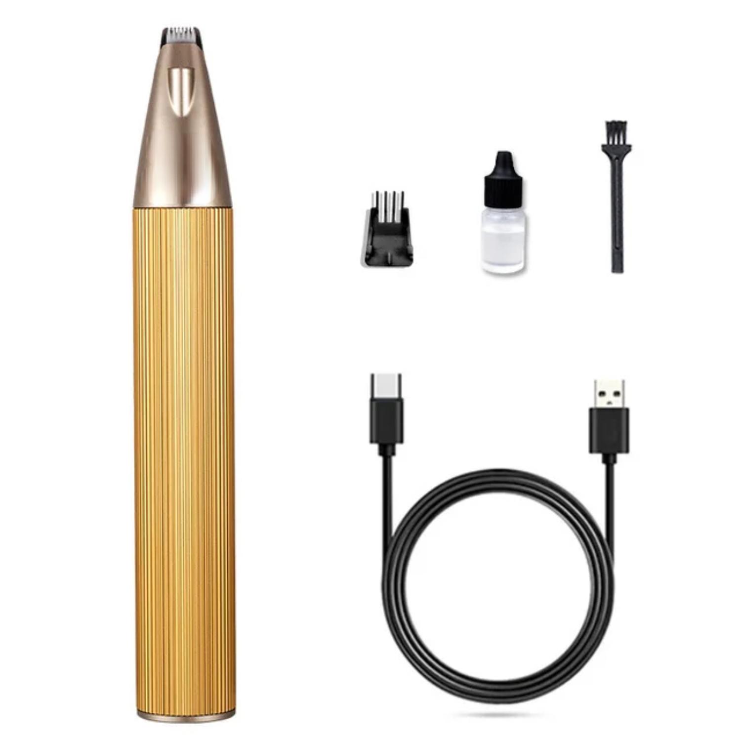 

Новая эффективная и стильная аккумуляторная яркая машинка для стрижки из алюминиевого сплава - Идеальная новая машинка для стрижки волос - Привлекательный цвет золотой